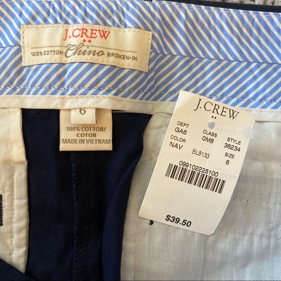 Navy Chino Shorts - Picture 4 of 4